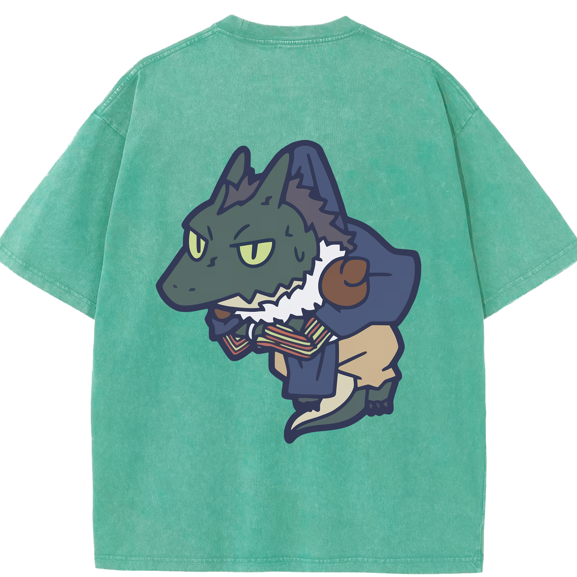 （画像用） 転スラ Regarding Reincarnated to Slime 綿100% ヴィンテージ風 半袖Tシャツ（背面プリント）